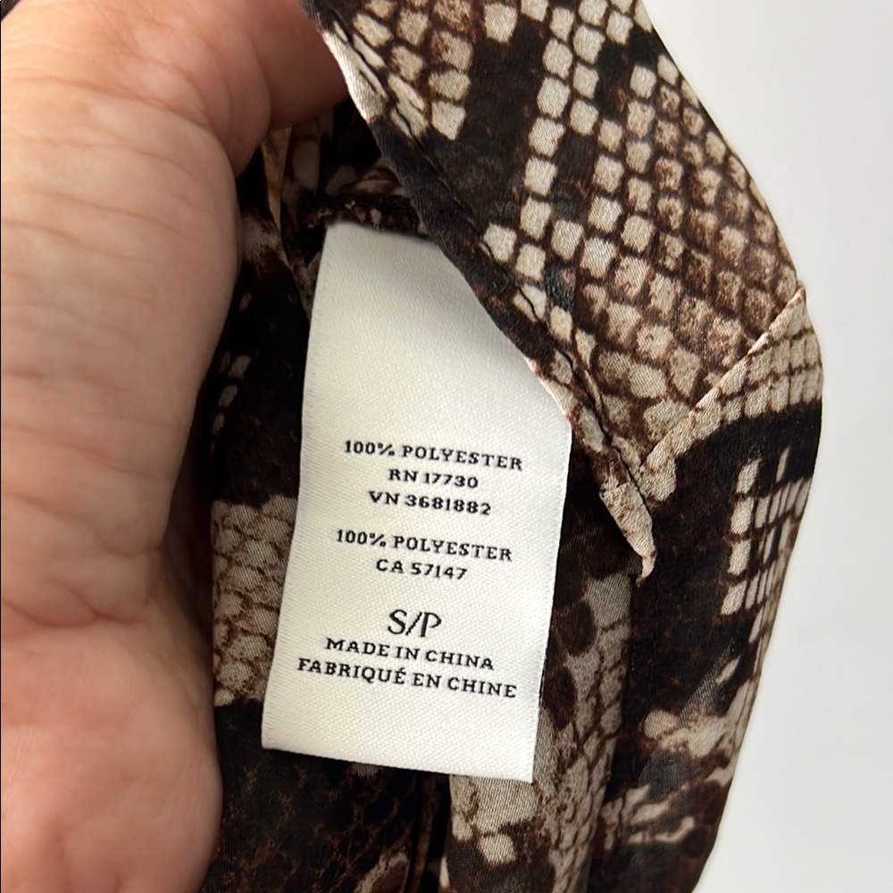 Altuzarra For Target Snake Print Blouse S - Picture 5 of 6